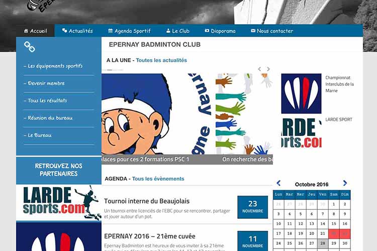 Site web : http://www.epernaybadminton.fr